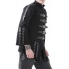 New Men Gothic Jacket Black Dead Threads Corseting Chain EMO Cyber Jacket